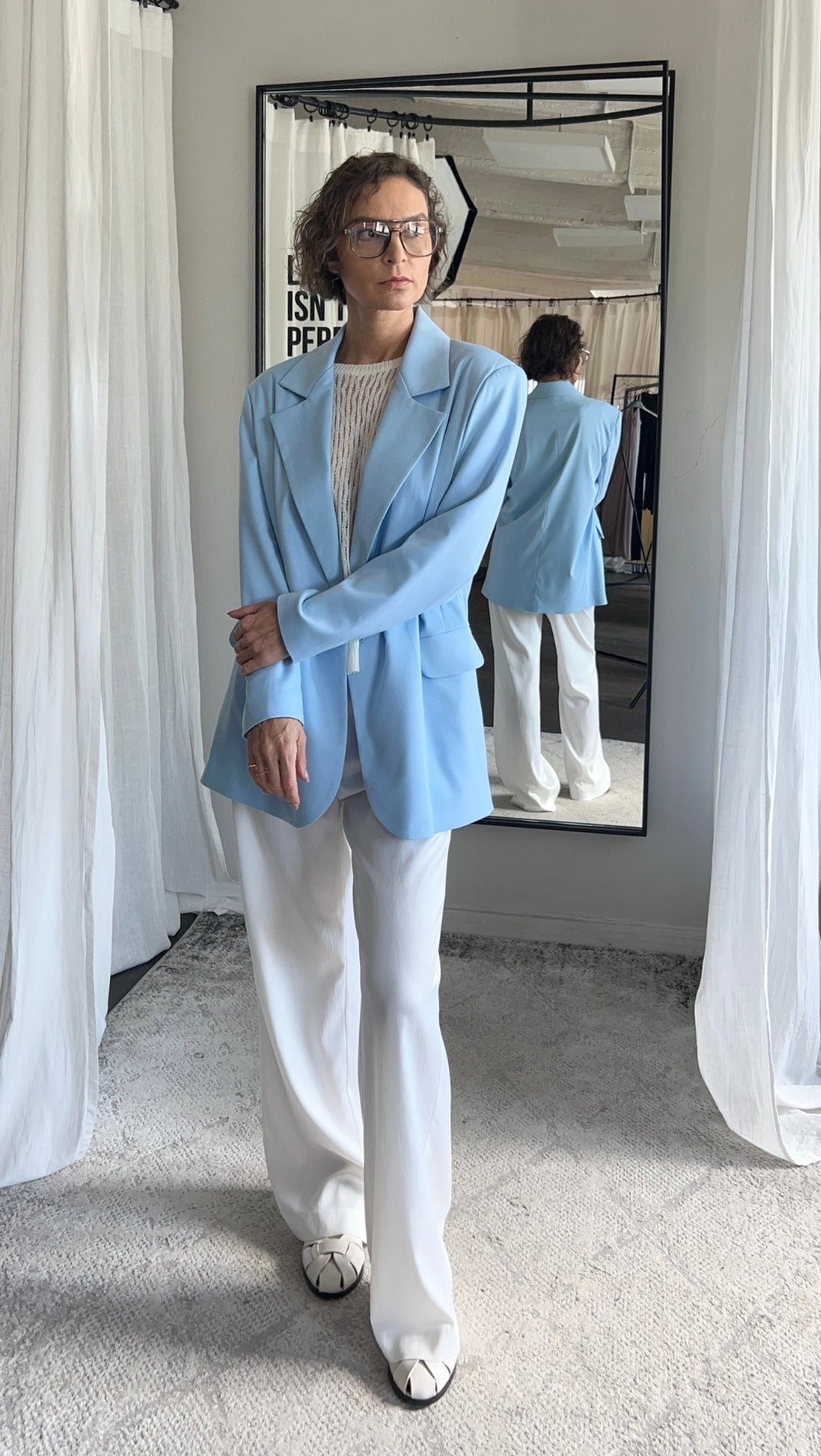 Jacket Light Blue - BeaA - Be At Home with Yourself - jacket