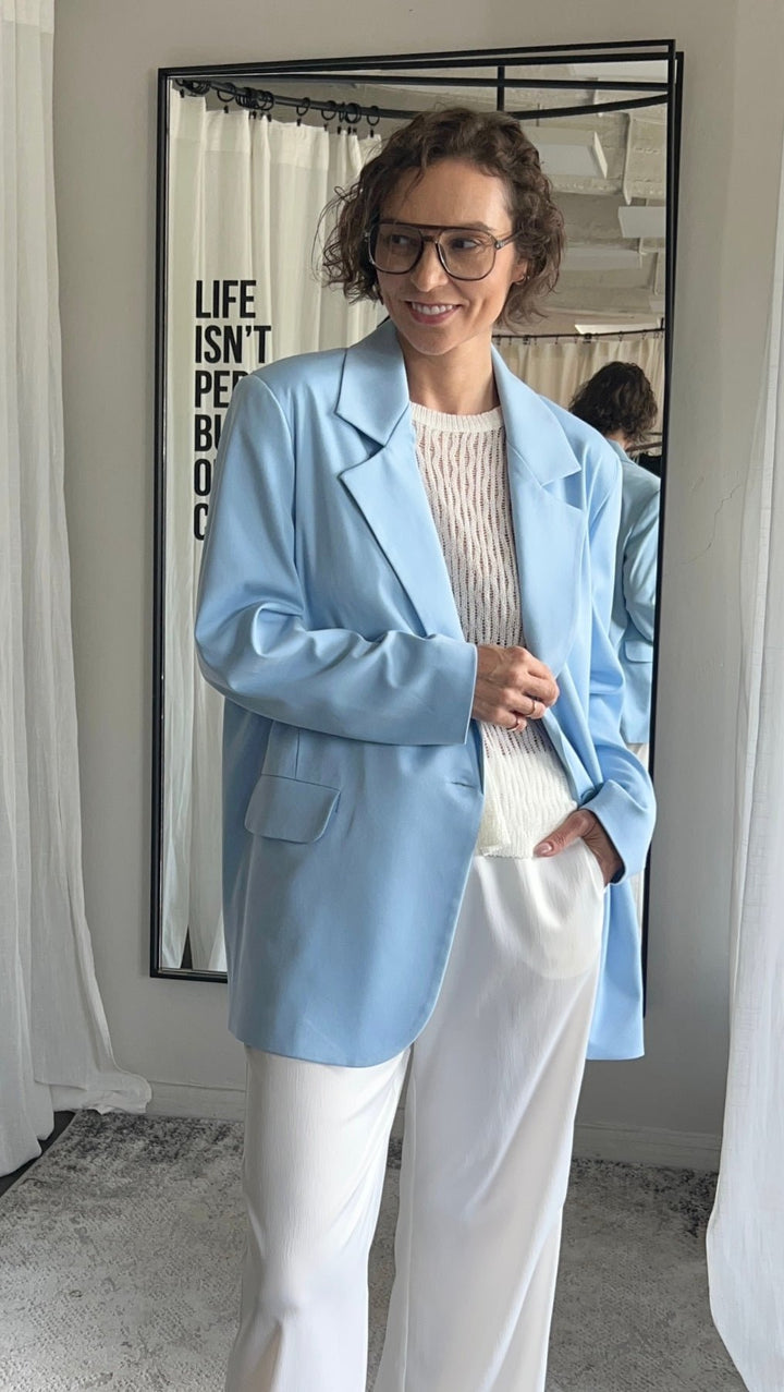 Jacket Light Blue - BeaA - Be At Home with Yourself - jacket