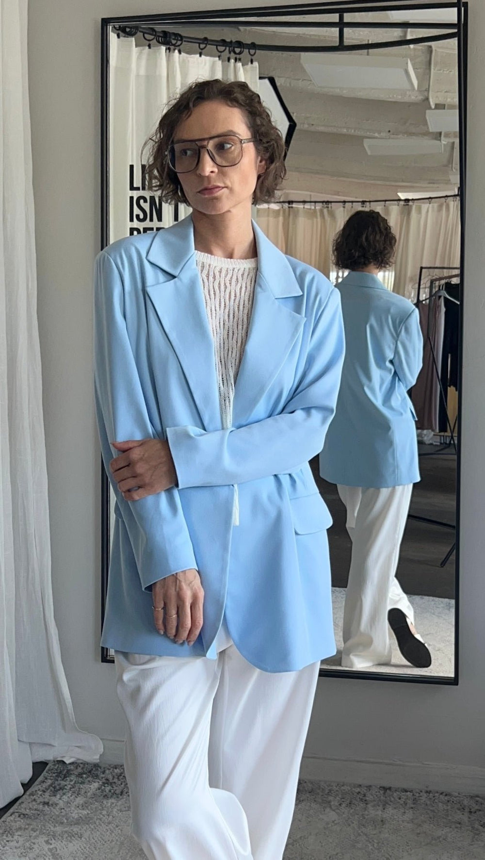 Jacket Light Blue - BeaA - Be At Home with Yourself - jacket