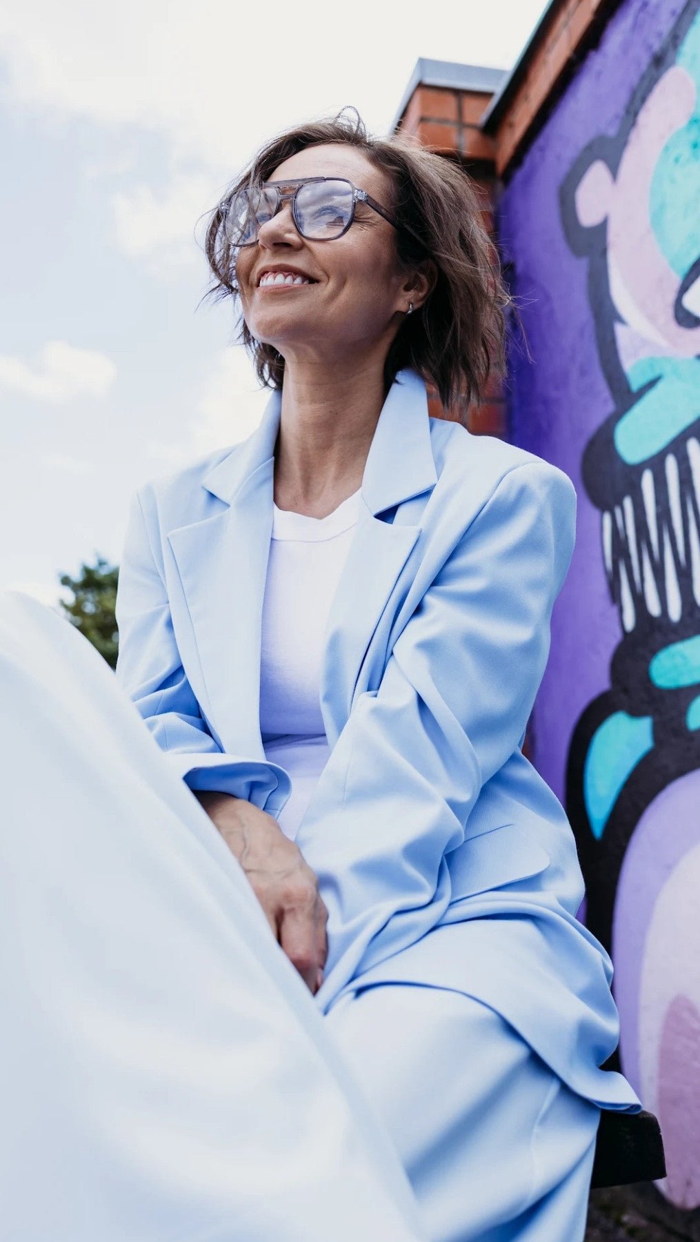 Jacket Light Blue - BeaA - Be At Home with Yourself - jacket