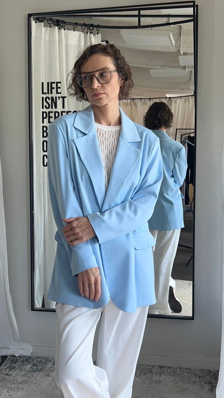 Jacket Light Blue - BeaA - Be At Home with Yourself - jacket