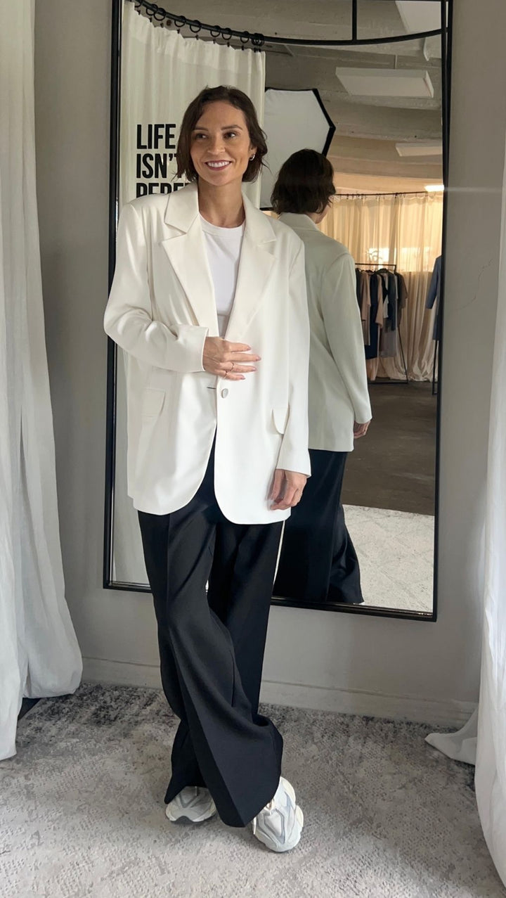 Jacket Milk white - BeaA - Be At Home with Yourself - jacket