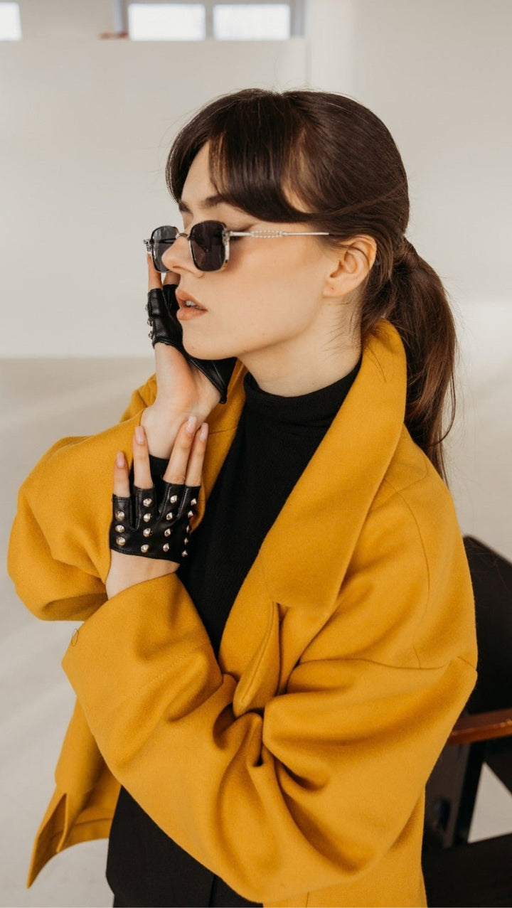 Jacket Yellow Saffron - BeaA - Be At Home with Yourself - coat