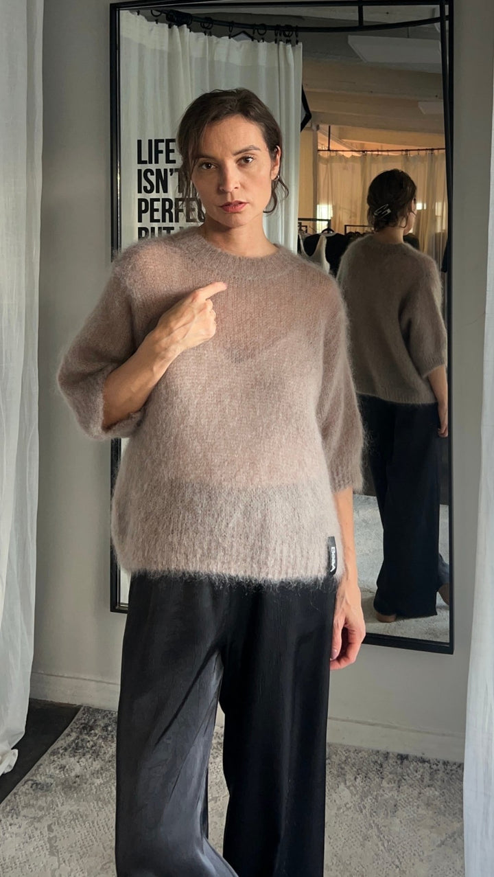 Kid mohair sweater Almond - BeaA - Be At Home with Yourself - sweater