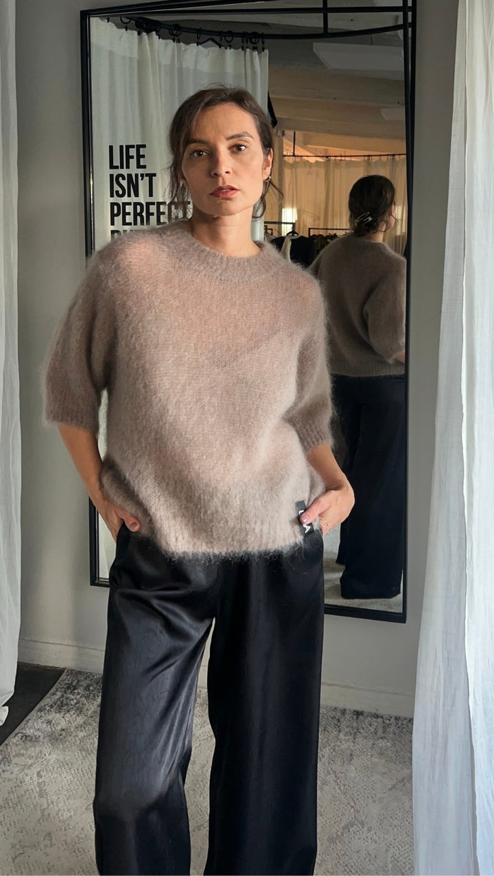 Kid mohair sweater Almond - BeaA - Be At Home with Yourself - sweater