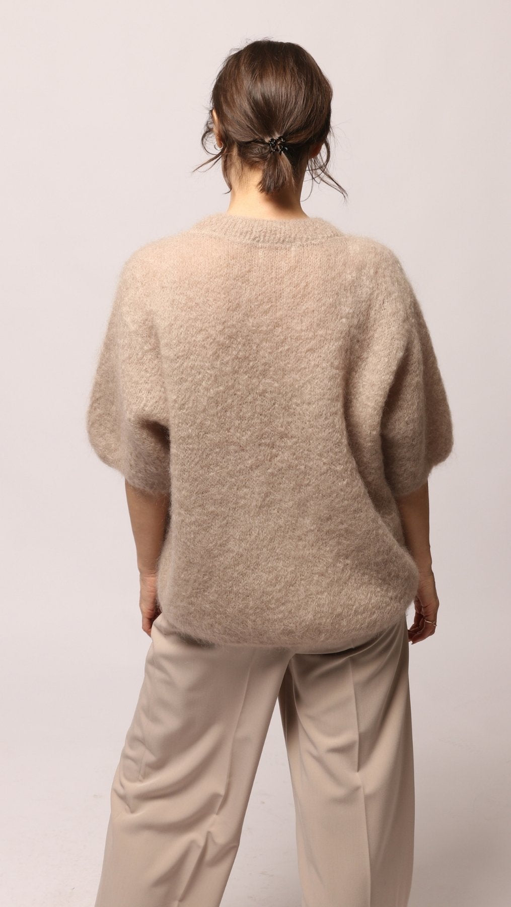 Kid mohair sweater Beige - BeaA - Be At Home with Yourself - sweater