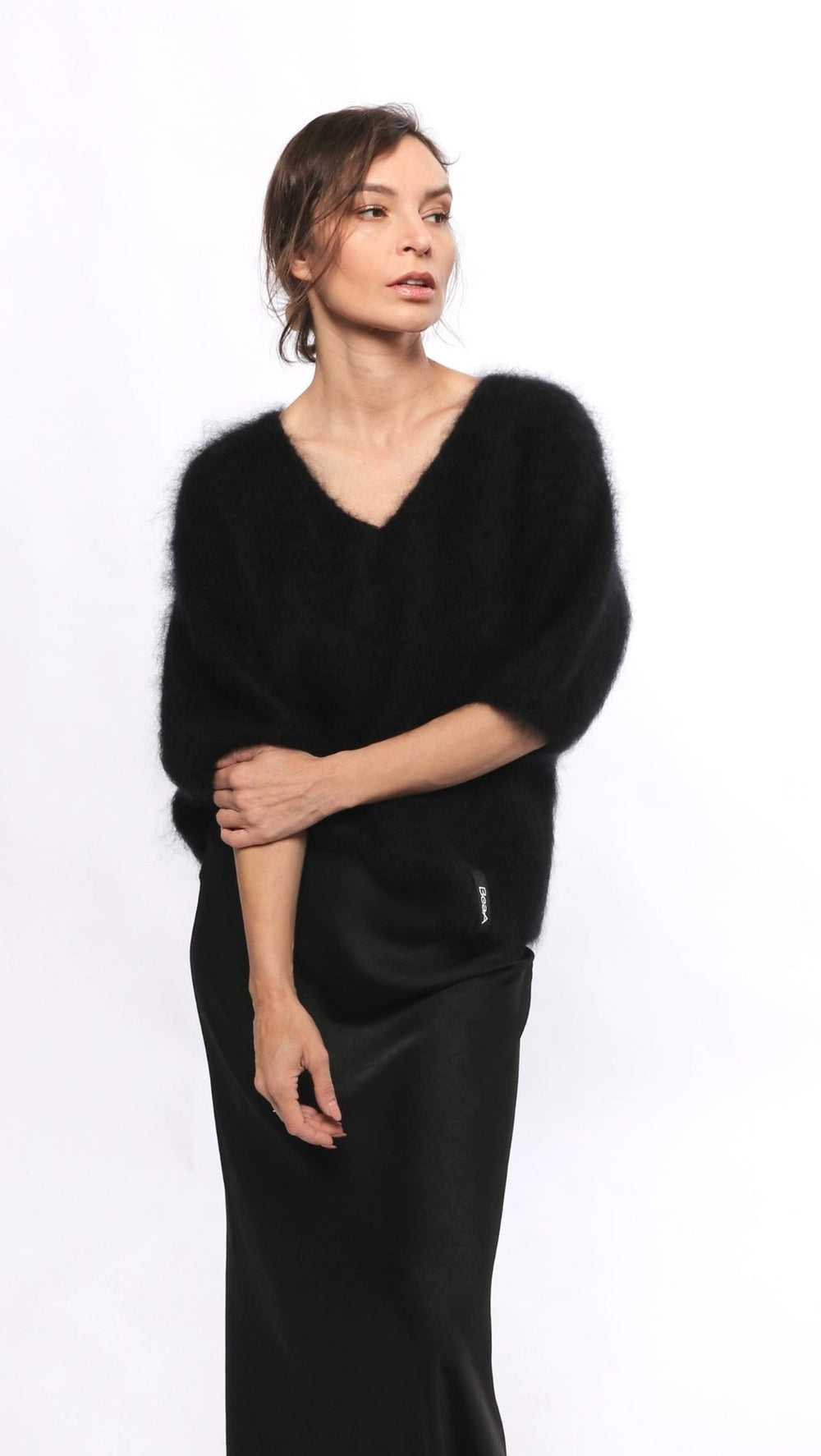 Kid mohair sweater Black - BeaA - Be At Home with Yourself - sweater