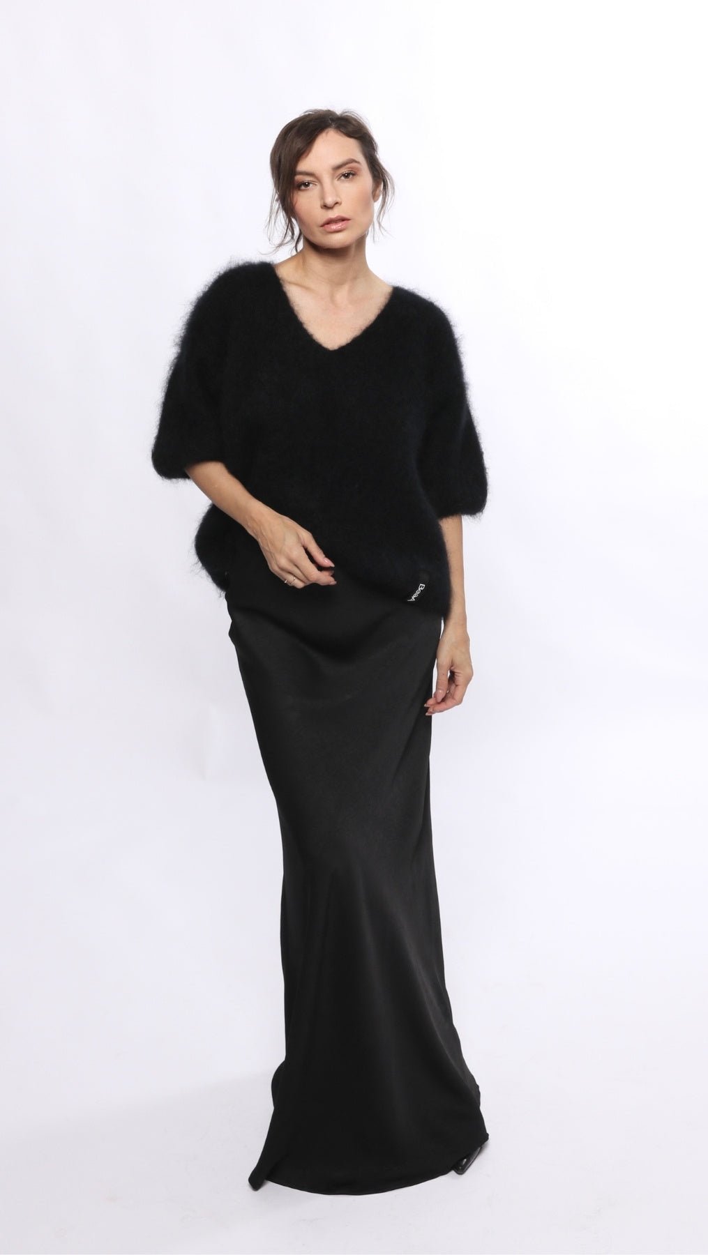 Kid mohair sweater Black - BeaA - Be At Home with Yourself - sweater