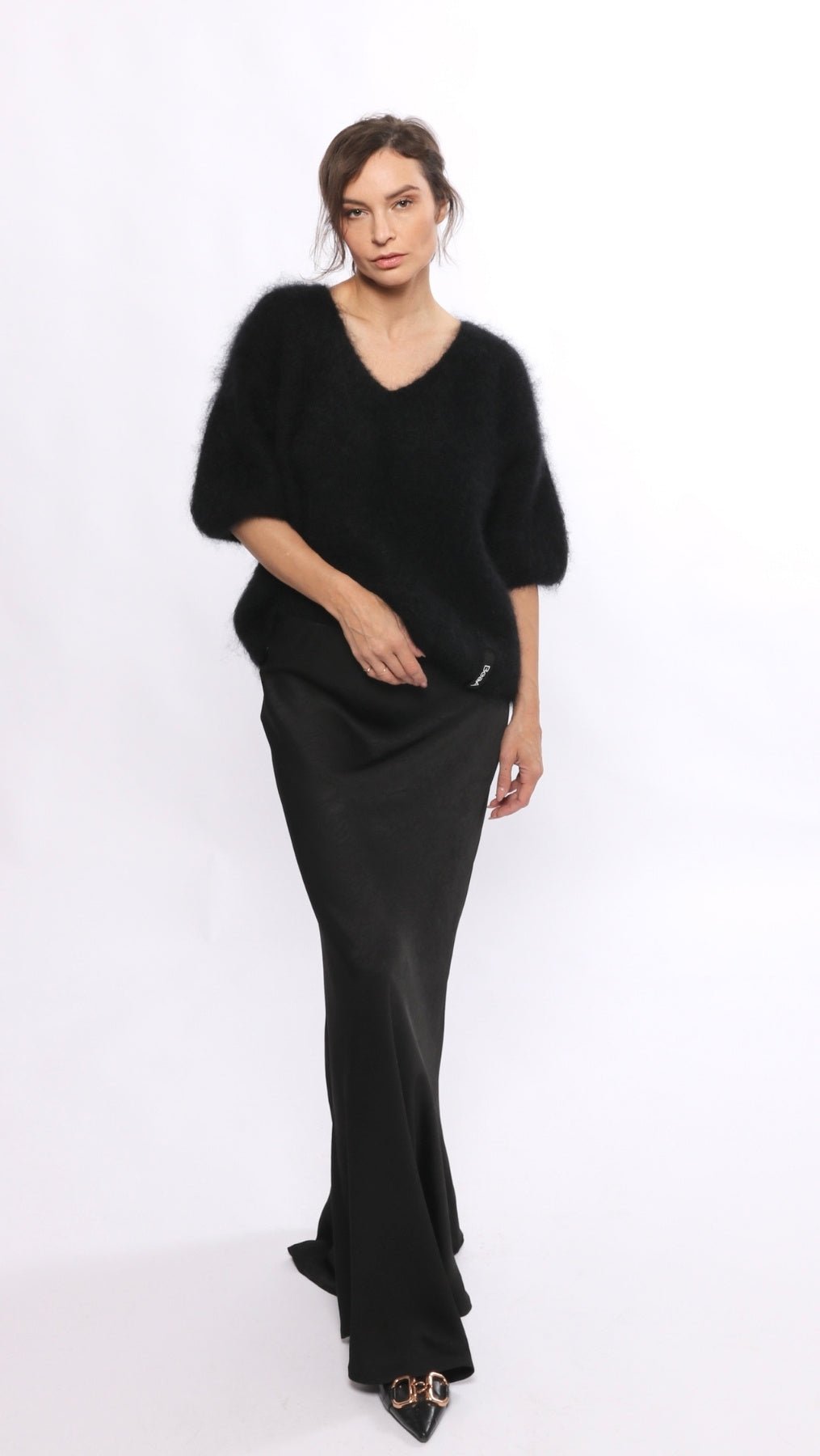 Kid mohair sweater Black - BeaA - Be At Home with Yourself - sweater