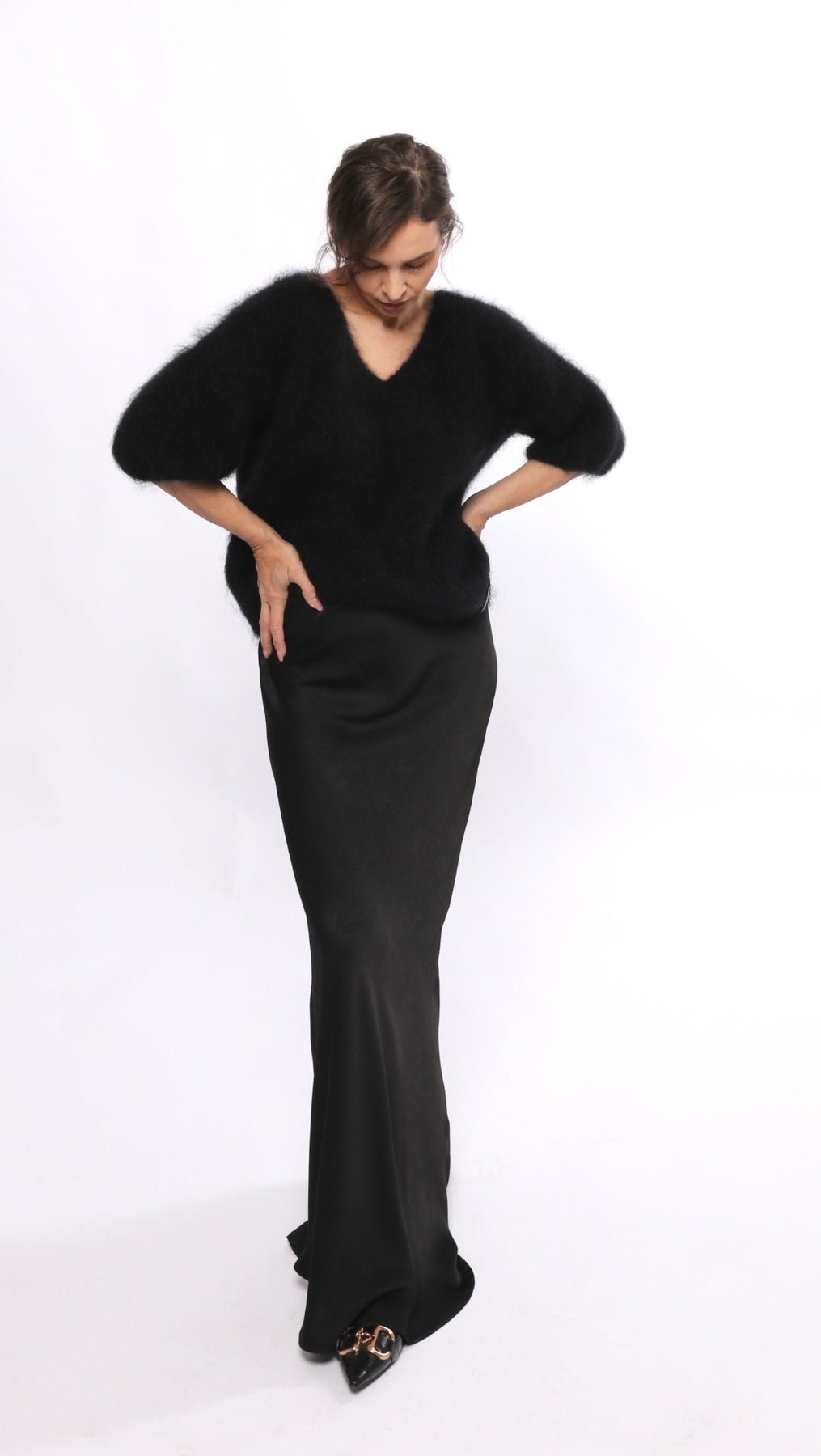 Kid mohair sweater Black - BeaA - Be At Home with Yourself - sweater
