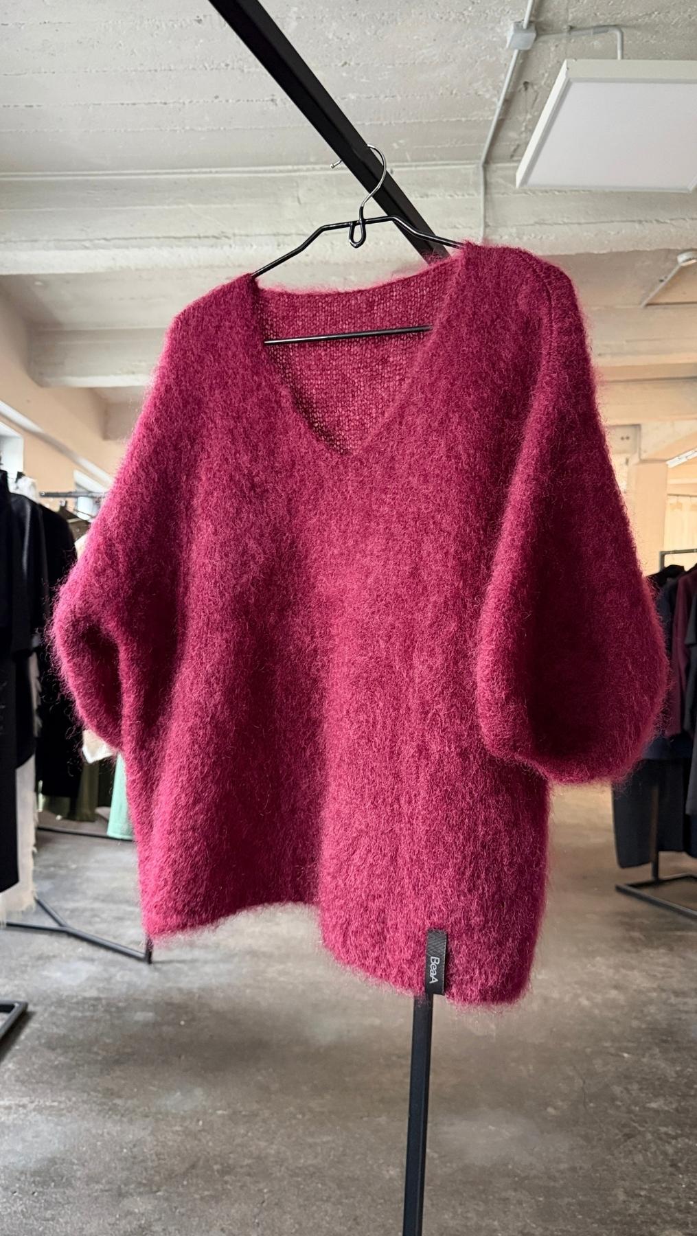 Kid mohair sweater Burgundy - BeaA - Be At Home with Yourself - sweater
