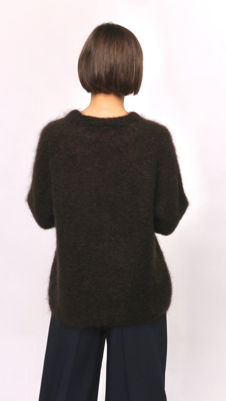 Kid mohair sweater Chocolate - BeaA - Be At Home with Yourself - sweater