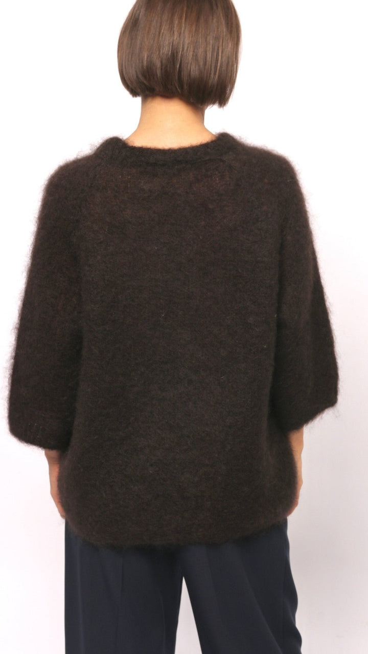 Kid mohair sweater Chocolate - BeaA - Be At Home with Yourself - sweater