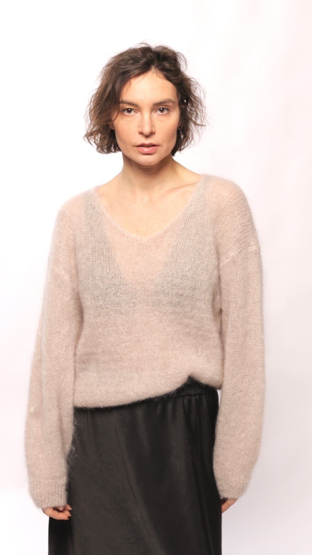 Kid mohair sweater Pearl - BeaA - Be At Home with Yourself - sweater