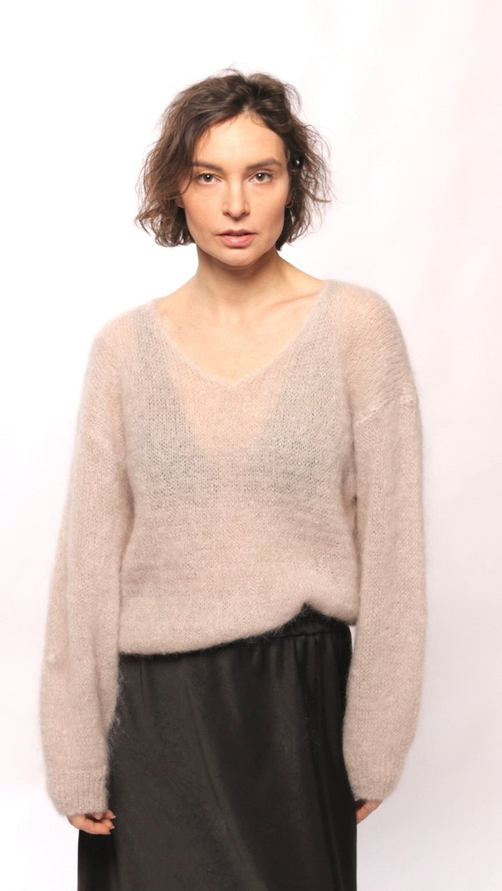 Kid mohair sweater Pearl - BeaA - Be At Home with Yourself - sweater