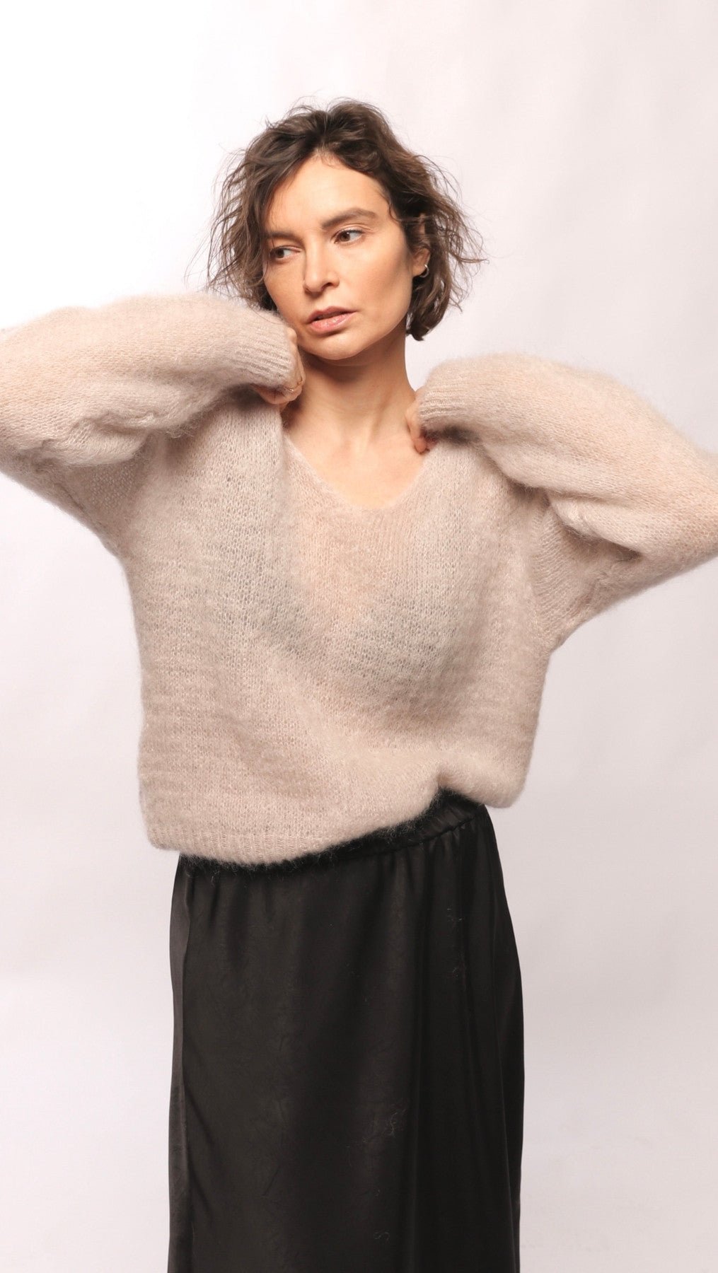 Kid mohair sweater Pearl - BeaA - Be At Home with Yourself - sweater