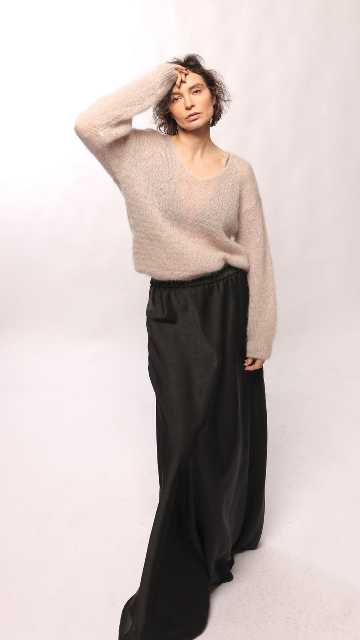 Kid mohair sweater Pearl - BeaA - Be At Home with Yourself - sweater