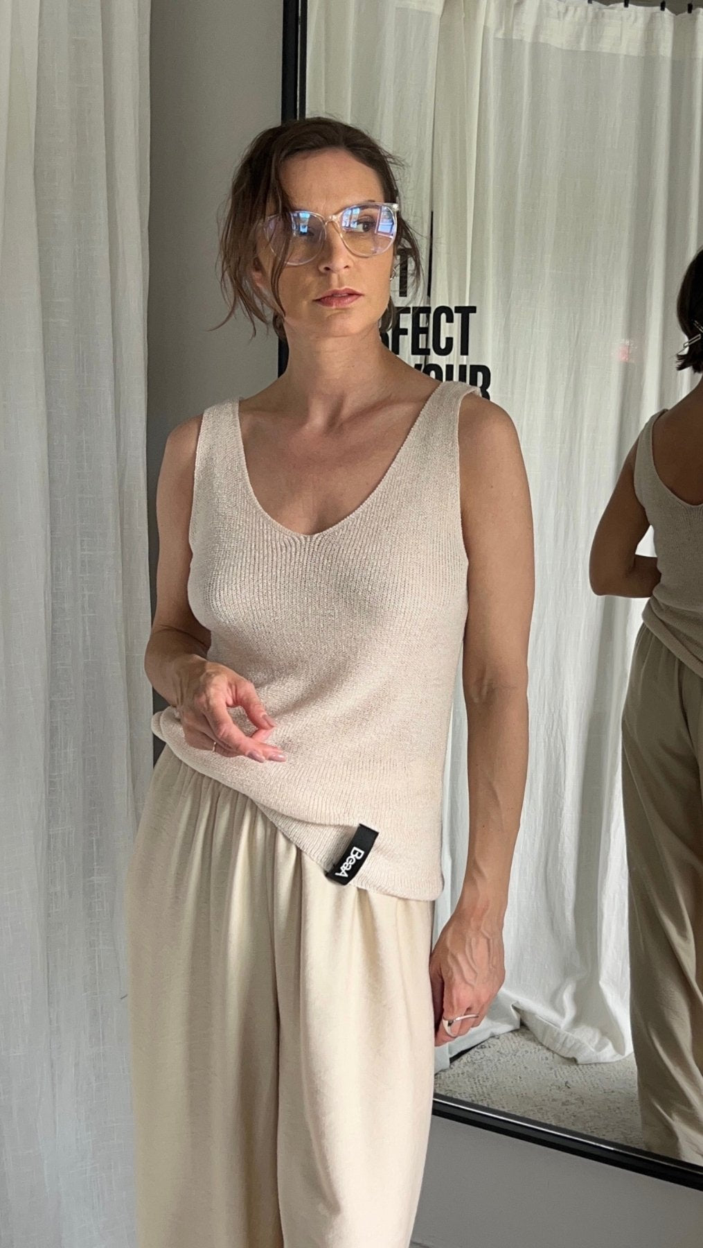 Knit top Nude - BeaA - Be At Home with Yourself - Top