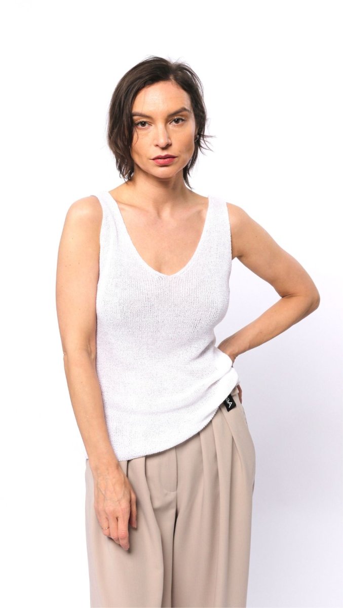 Knit top White - BeaA - Be At Home with Yourself - Top