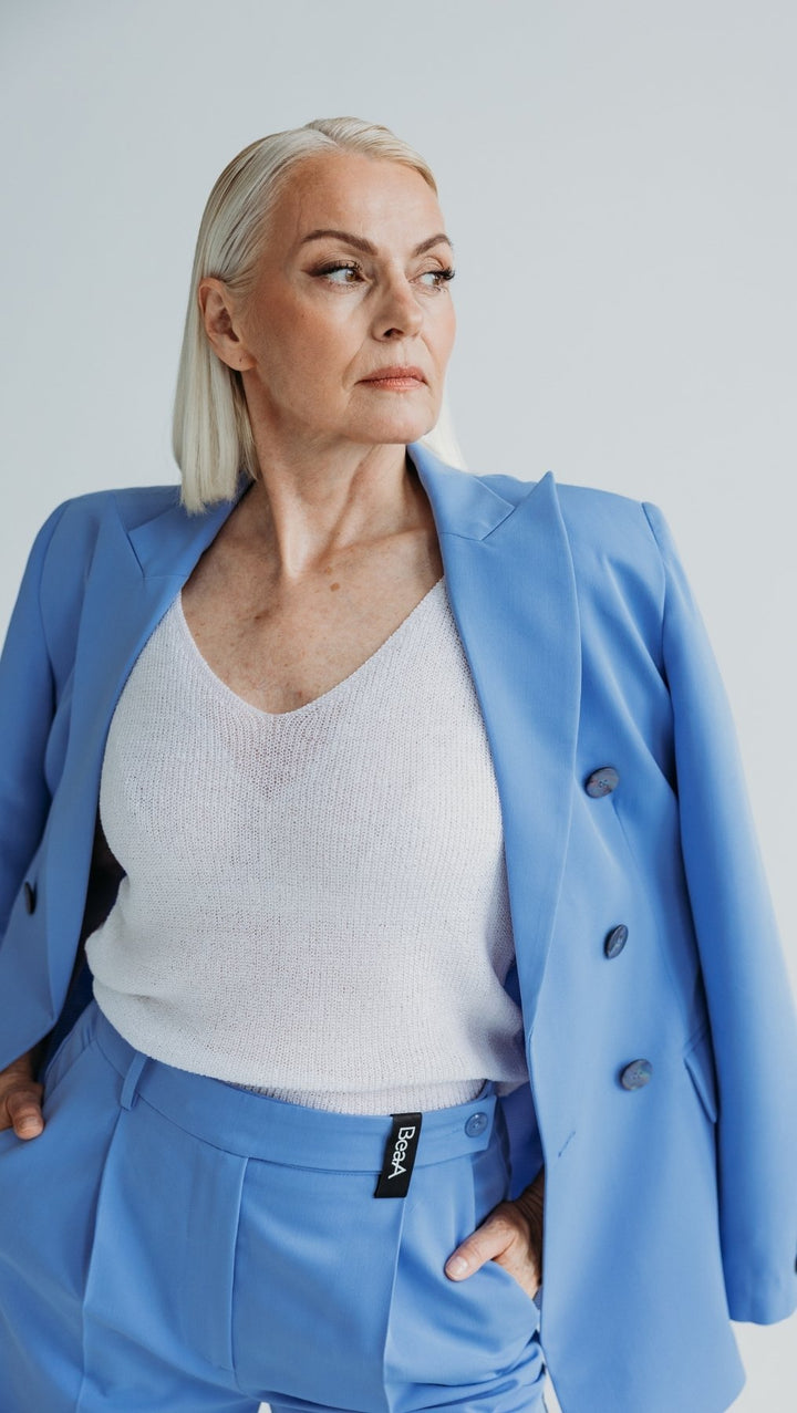 Knit top White - BeaA - Be At Home with Yourself - Top