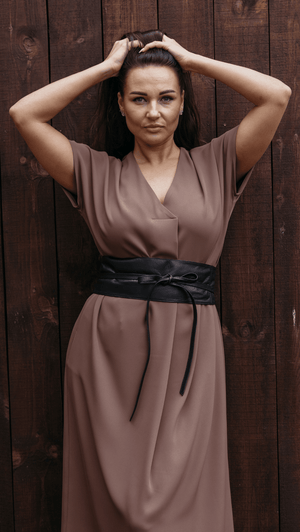 Leather belt