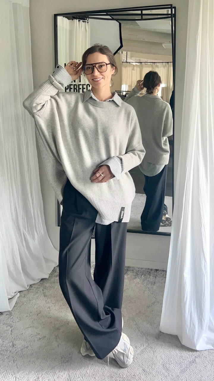 Wool Sweater Quiet Stone