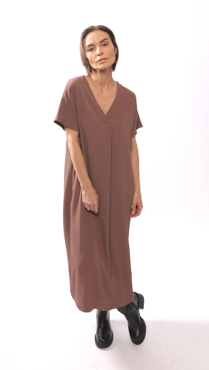 Libre dress Choco - BeaA - Be At Home with Yourself - Slip Dress