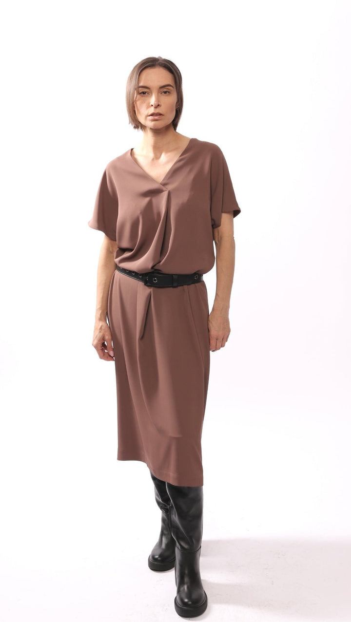 Libre dress Choco - BeaA - Be At Home with Yourself - Slip Dress