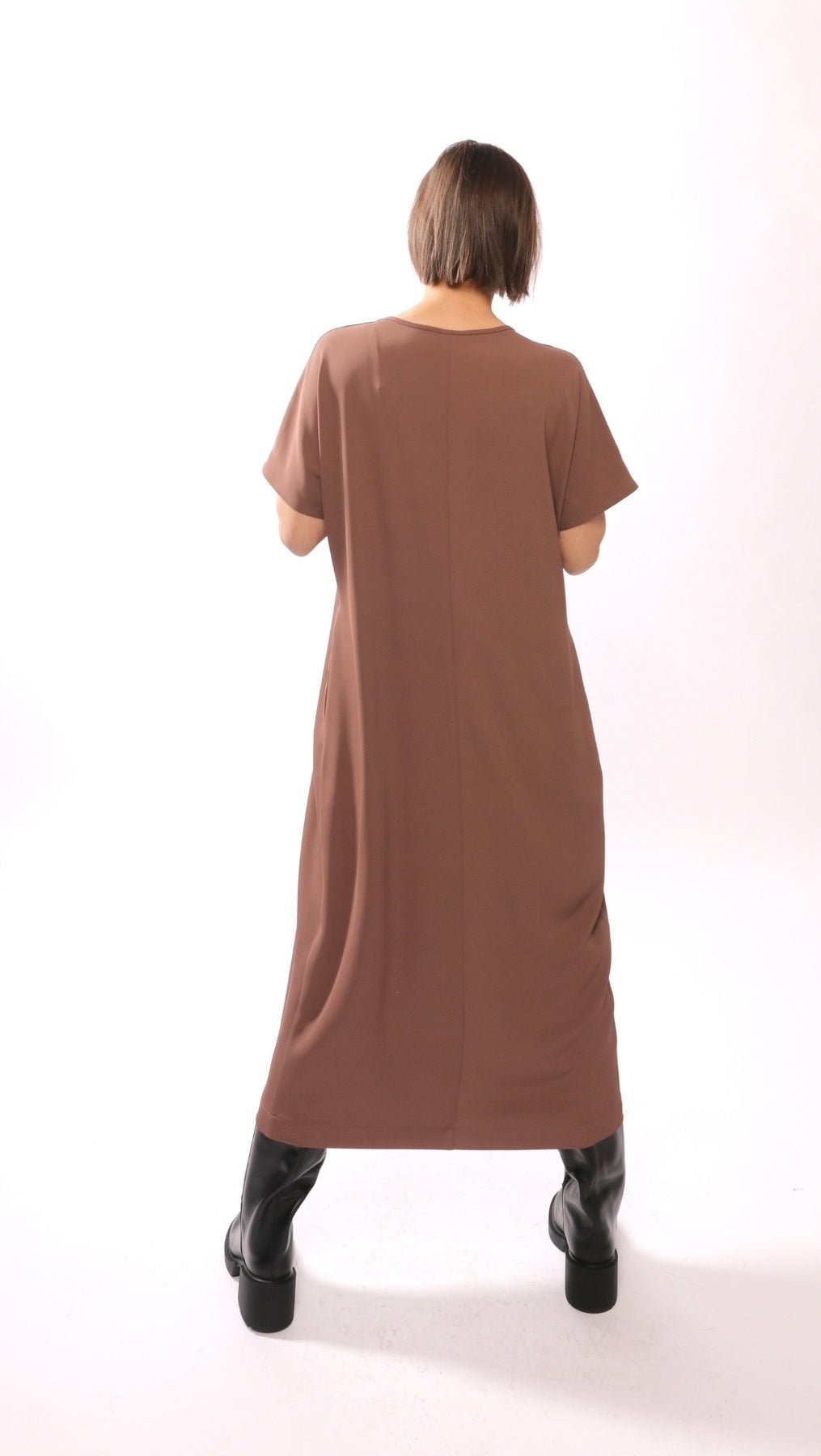 Libre dress Choco - BeaA - Be At Home with Yourself - Slip Dress