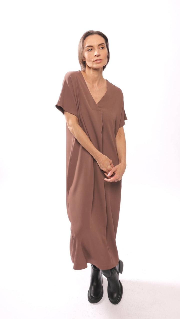 Libre dress Choco - BeaA - Be At Home with Yourself - Slip Dress
