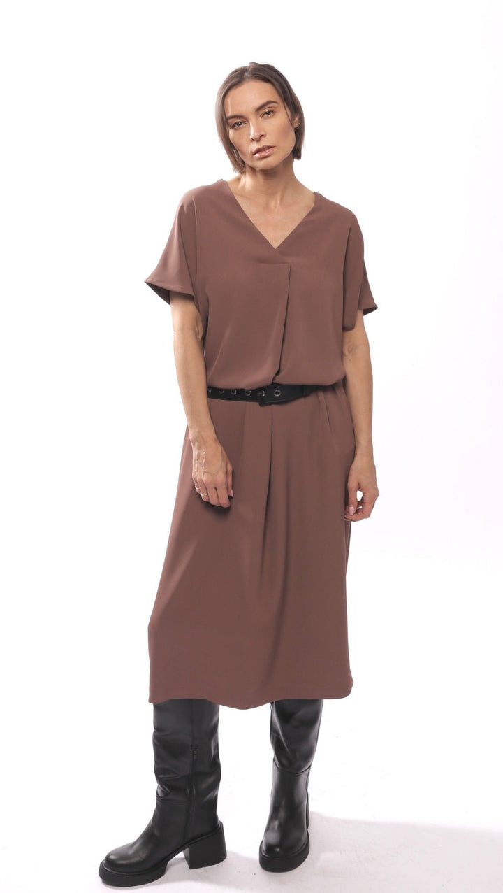 Libre dress Choco - BeaA - Be At Home with Yourself - Slip Dress