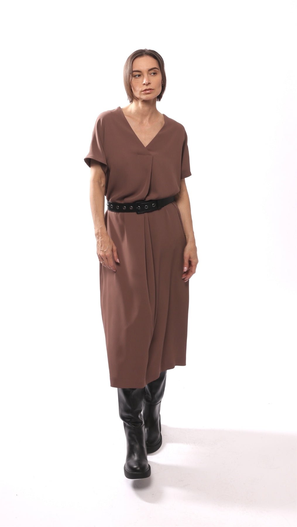 Libre dress Choco - BeaA - Be At Home with Yourself - Slip Dress