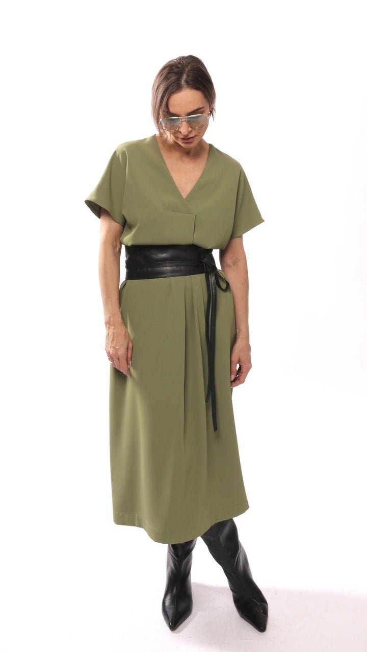 Libre dress Green - BeaA - Be At Home with Yourself - Slip Dress