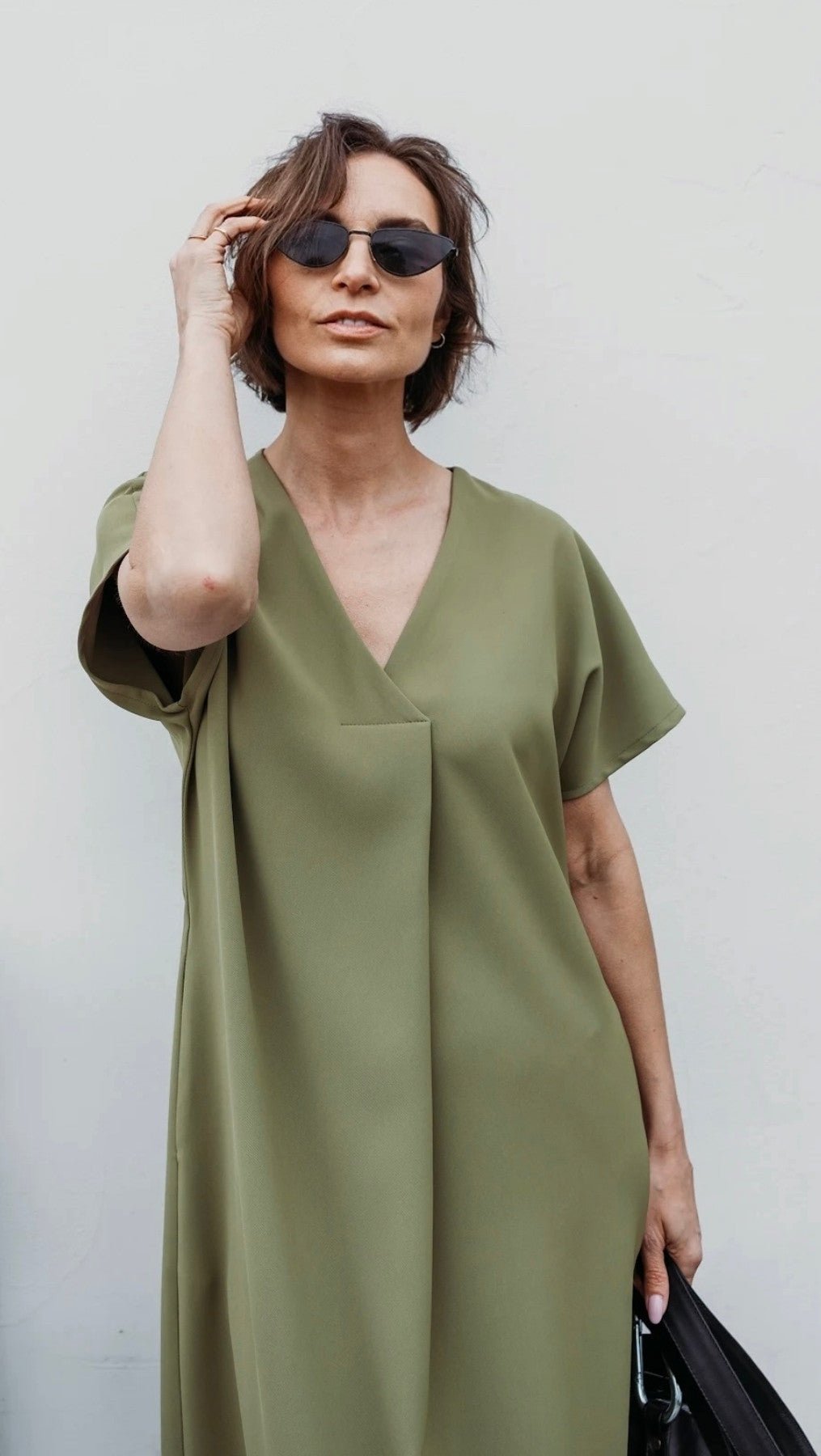 Libre dress Green - BeaA - Be At Home with Yourself - Slip Dress