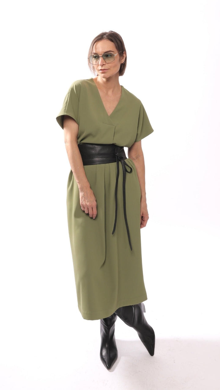 Libre dress Green - BeaA - Be At Home with Yourself - Slip Dress