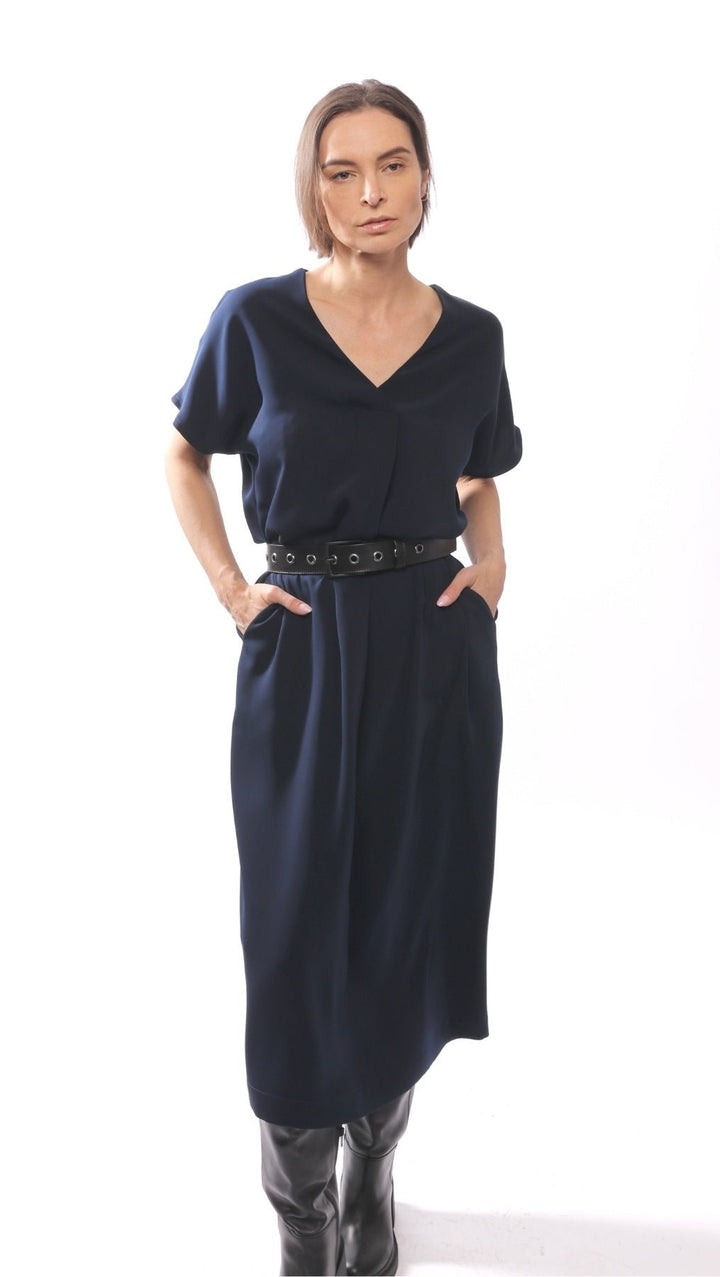 Libre dress Navy - BeaA - Be At Home with Yourself - Slip Dress