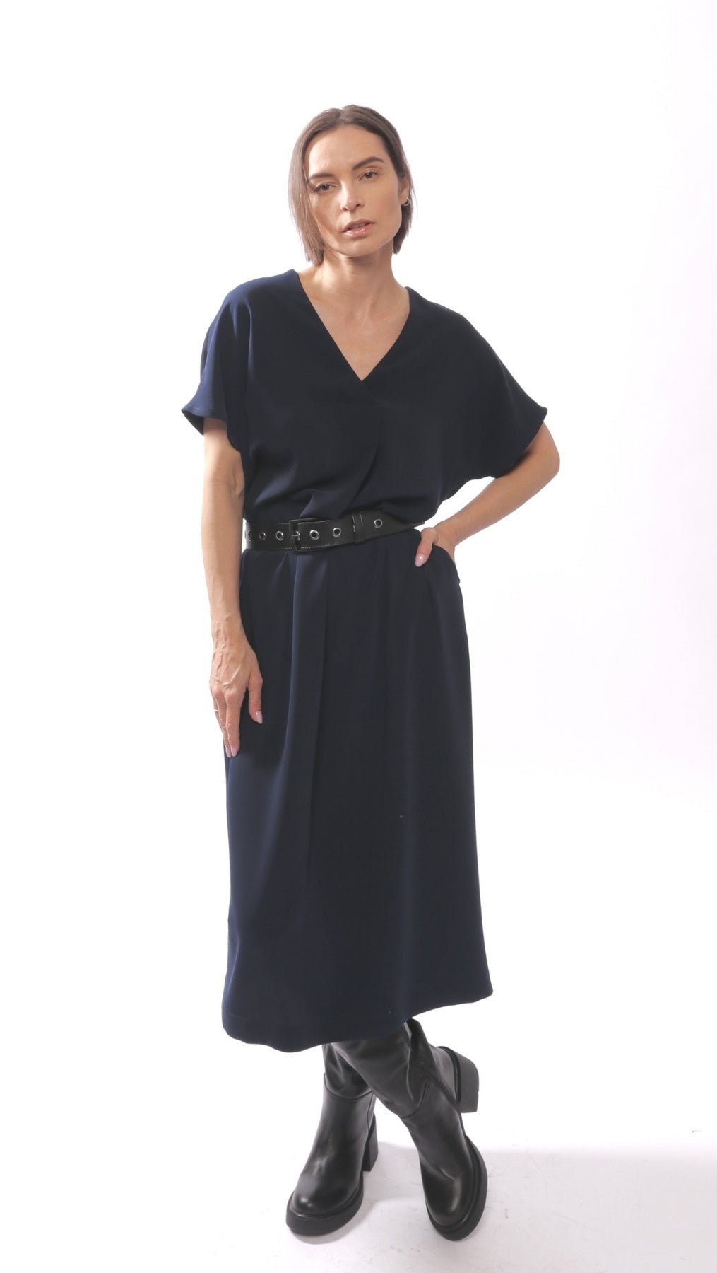Libre dress Navy - BeaA - Be At Home with Yourself - Slip Dress