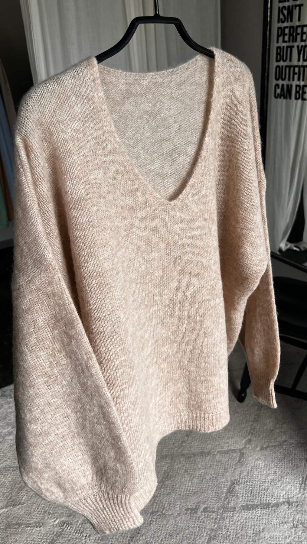 Light Alpaca sweater Beige - BeaA - Be At Home with Yourself - sweater