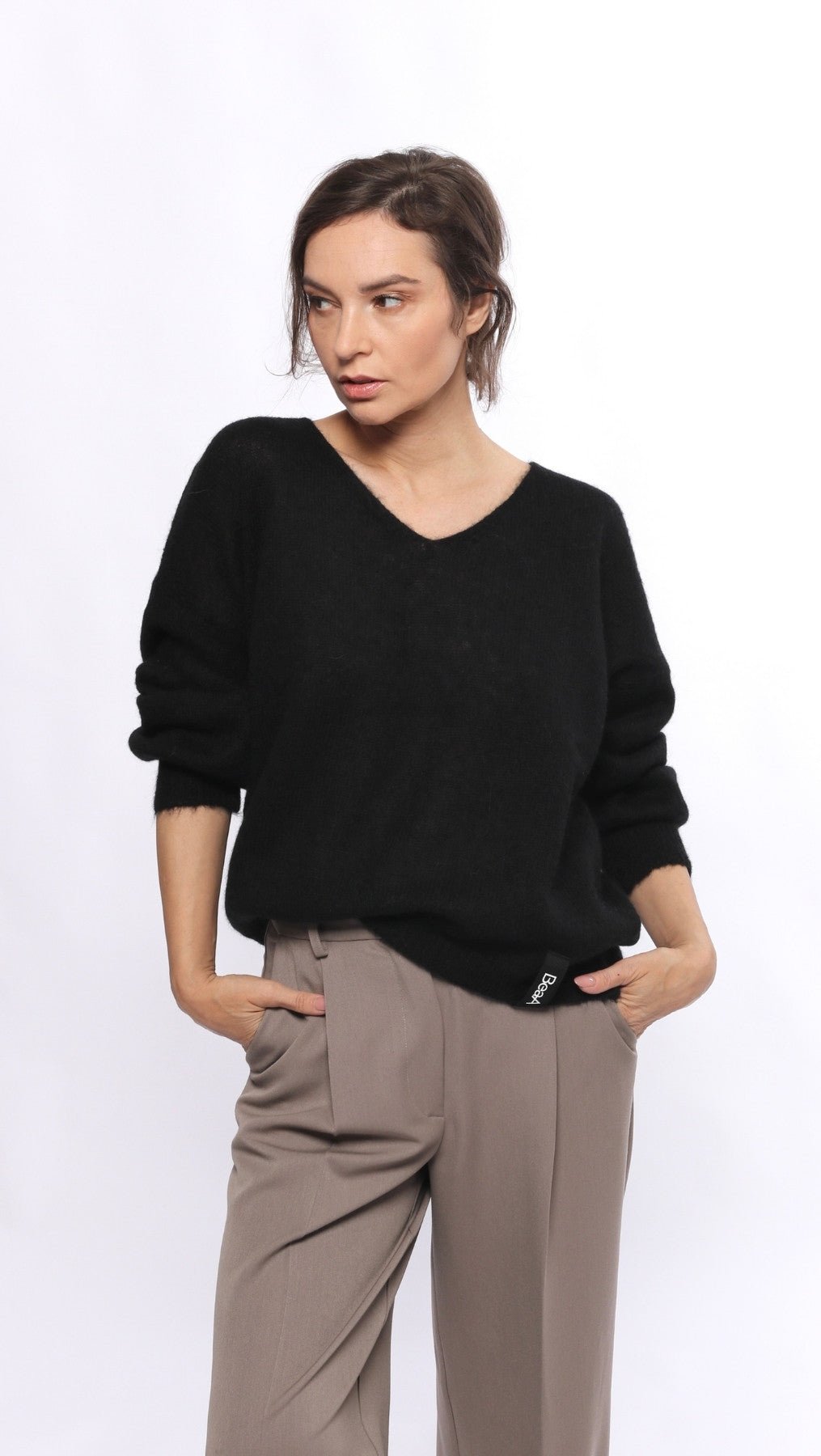 Light Alpaca sweater Black - BeaA - Be At Home with Yourself - sweater