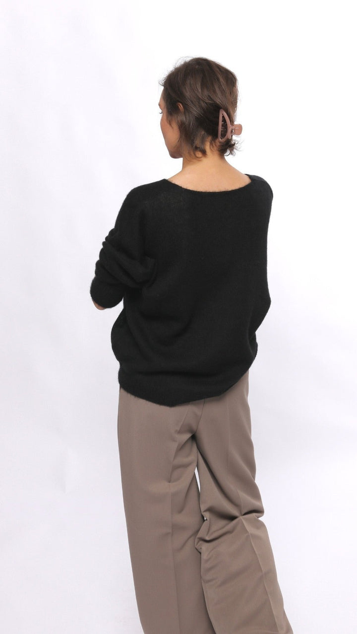 Light Alpaca sweater Black - BeaA - Be At Home with Yourself - sweater