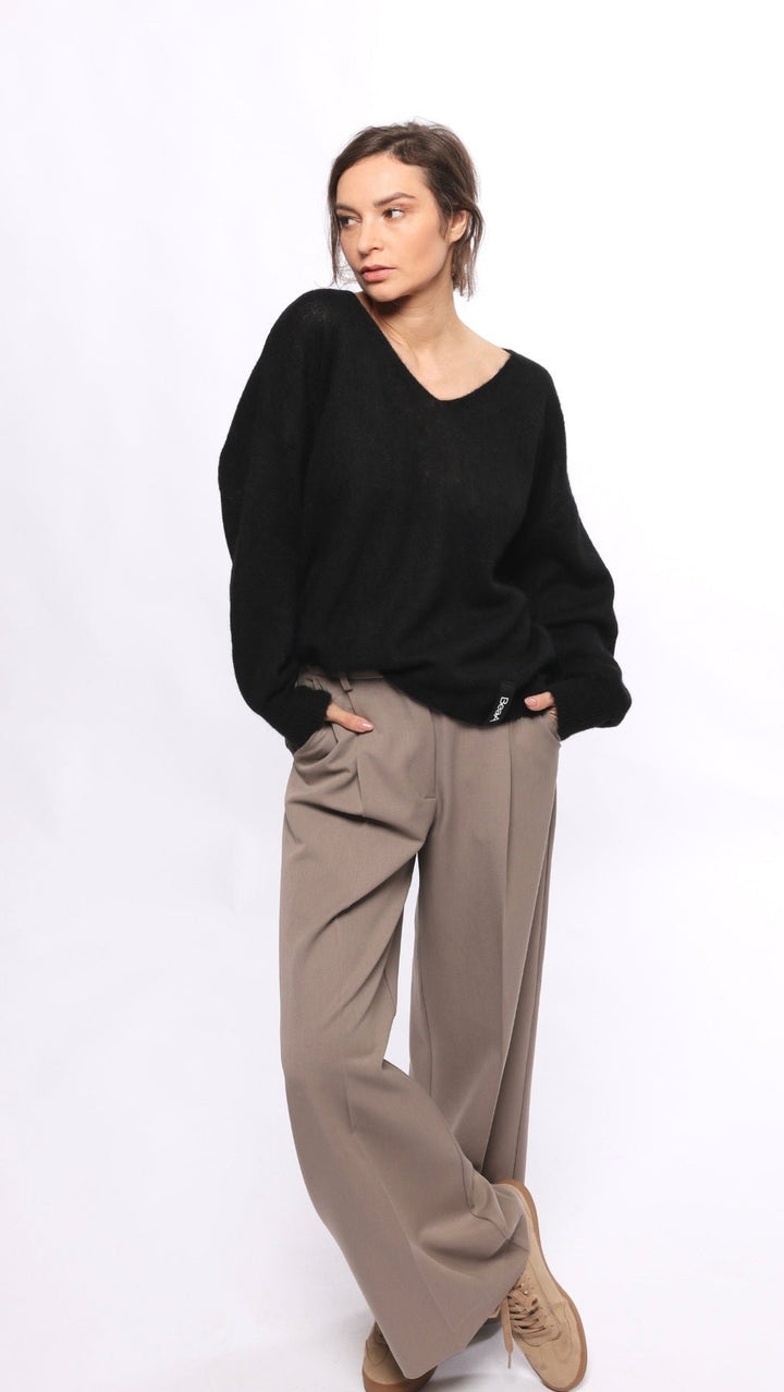 Light Alpaca sweater Black - BeaA - Be At Home with Yourself - sweater