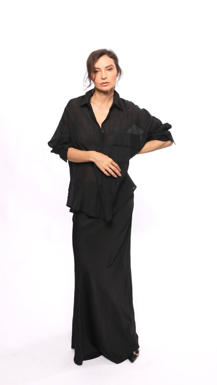 Light blouse Black - BeaA - Be At Home with Yourself - Top
