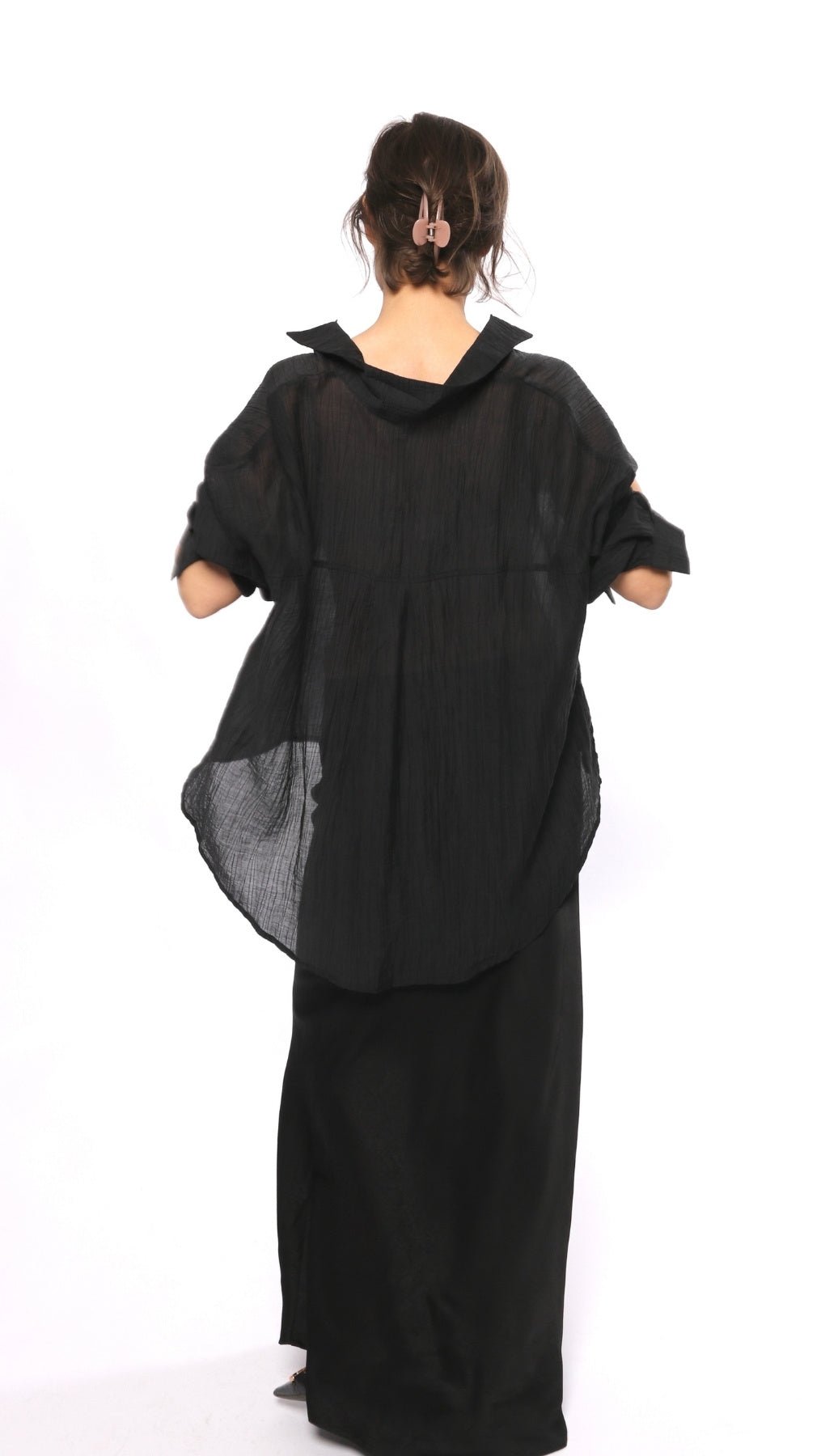 Light blouse Black - BeaA - Be At Home with Yourself - Top