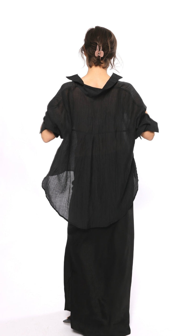 Light blouse Black - BeaA - Be At Home with Yourself - Top