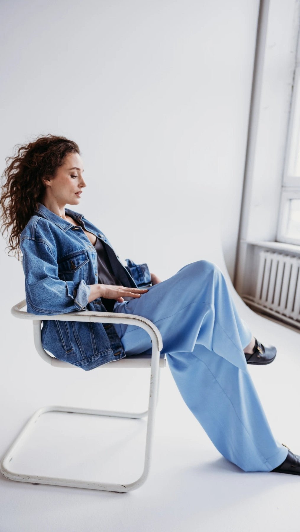 Light Blue tousers - BeaA - Be At Home with Yourself - Trousers