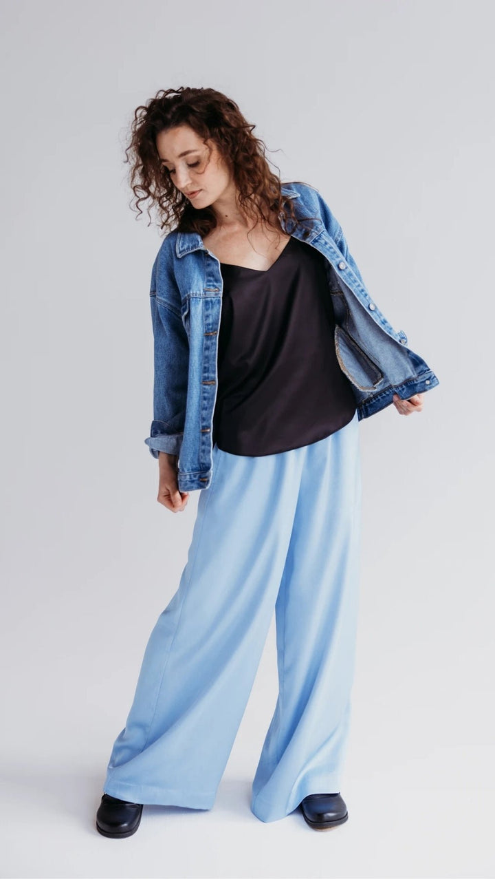Light Blue tousers - BeaA - Be At Home with Yourself - Trousers