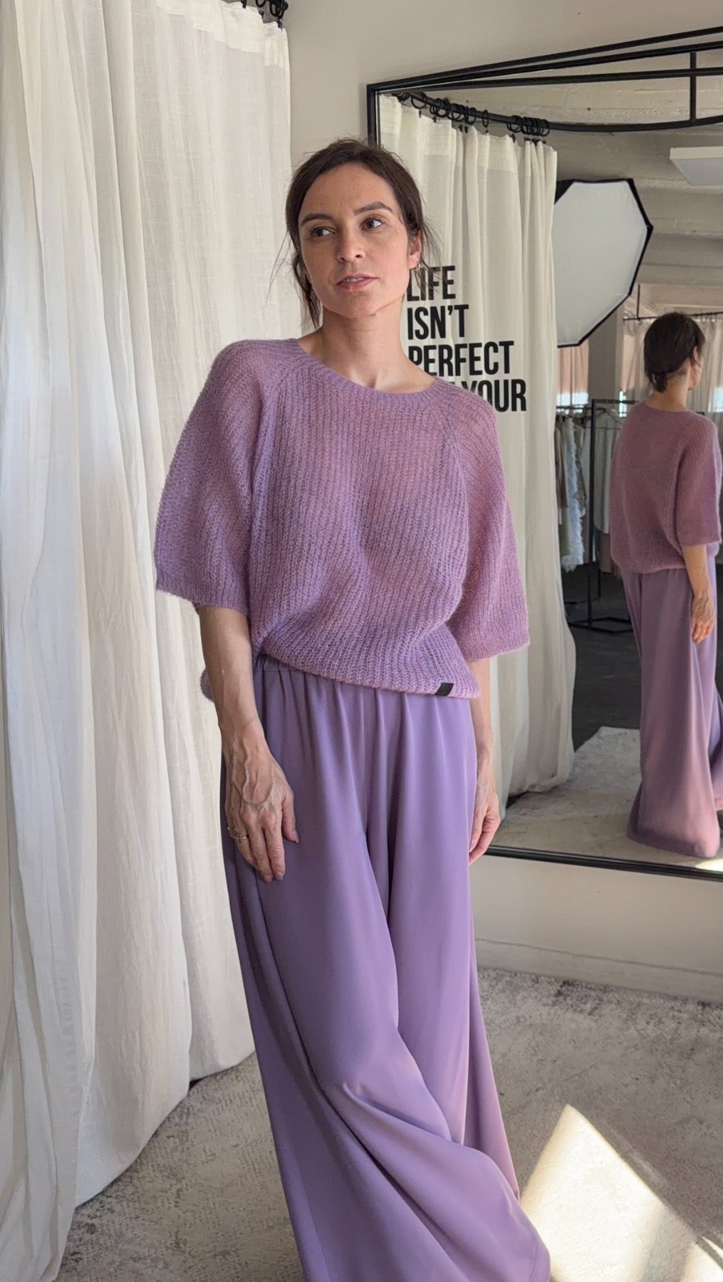 Light sweater Kidmohair Merino - BeaA - Be At Home with Yourself - Sweater