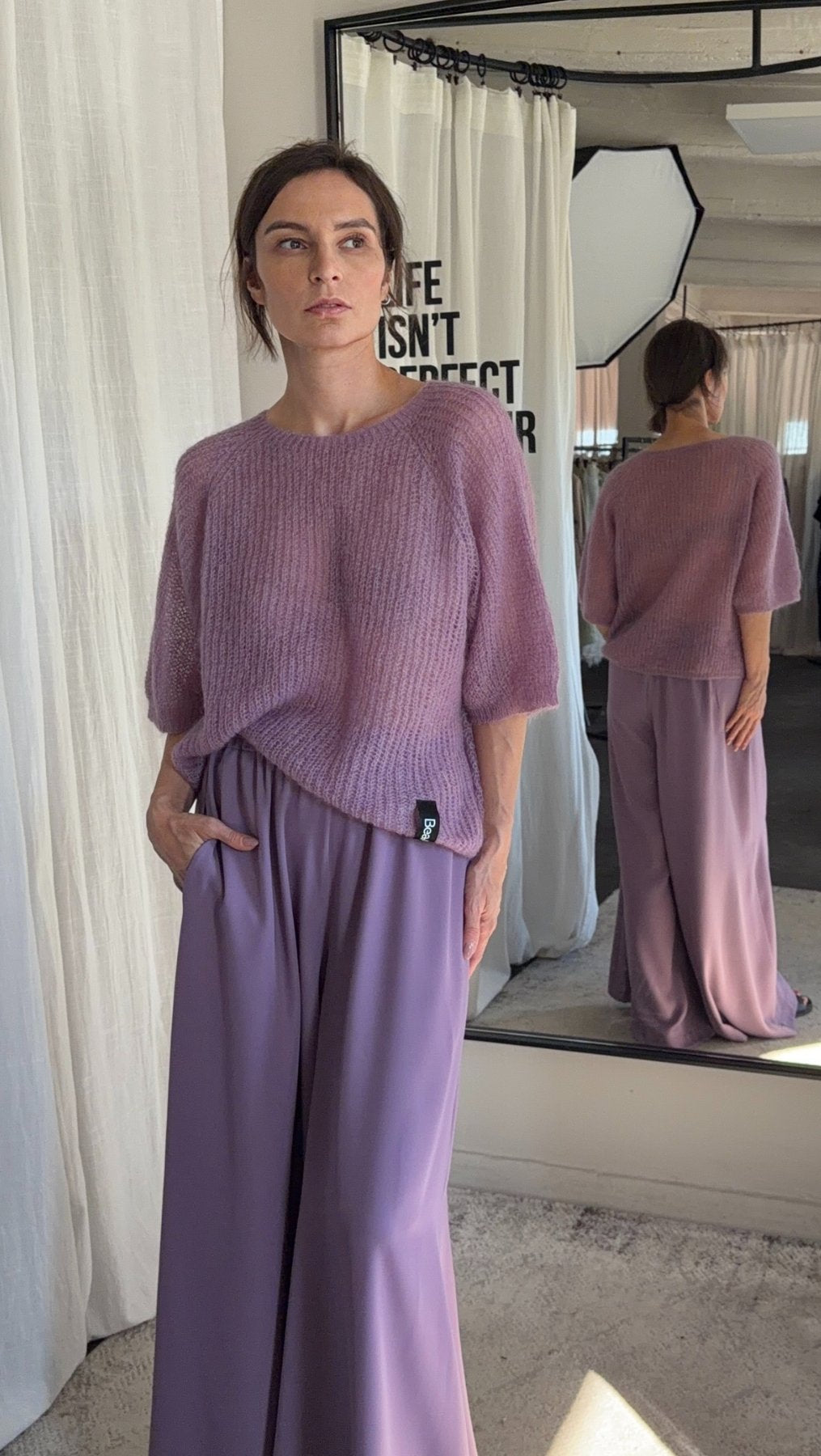 Light sweater Kidmohair Merino - BeaA - Be At Home with Yourself - Sweater