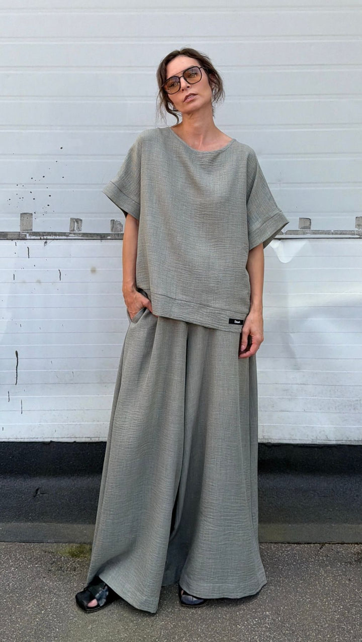 Linen Top Forest - BeaA - Be At Home with Yourself - Top