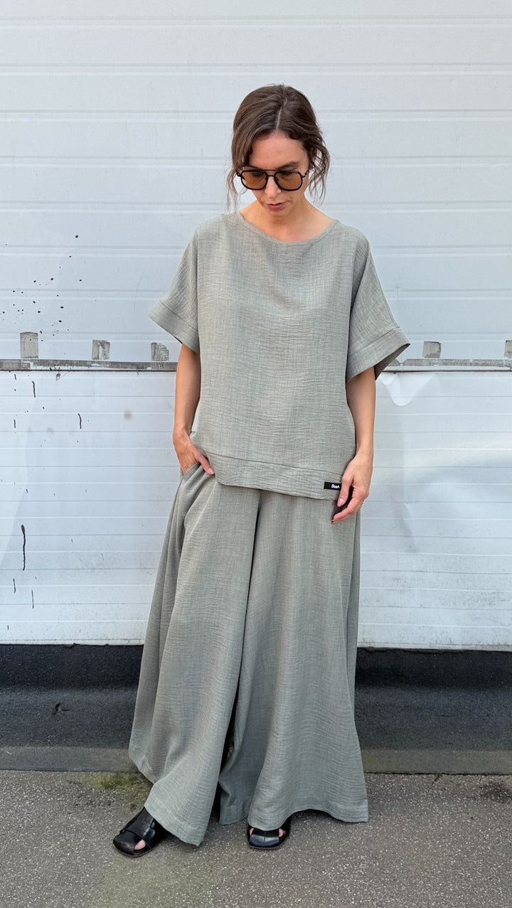 Linen Top Forest - BeaA - Be At Home with Yourself - Top